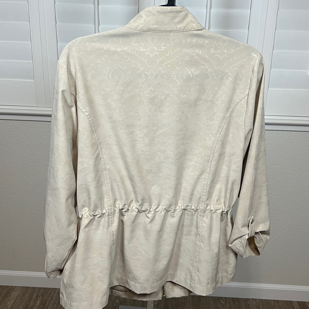 Chico's Cream Utility Jacket - Picture 2 of 4